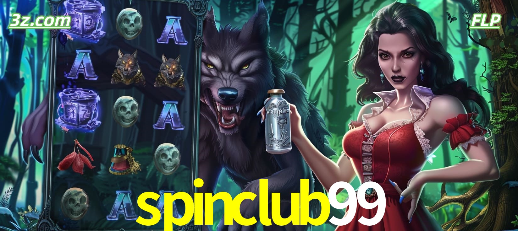 Slots online tema de lobisomem e vampira no spinclub99 cassino Brasil
