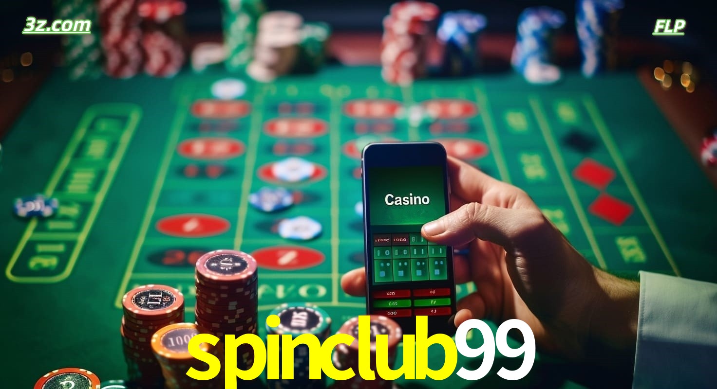 Cassino online móvel spinclub99 com apostas em roleta e fichas de pôquer