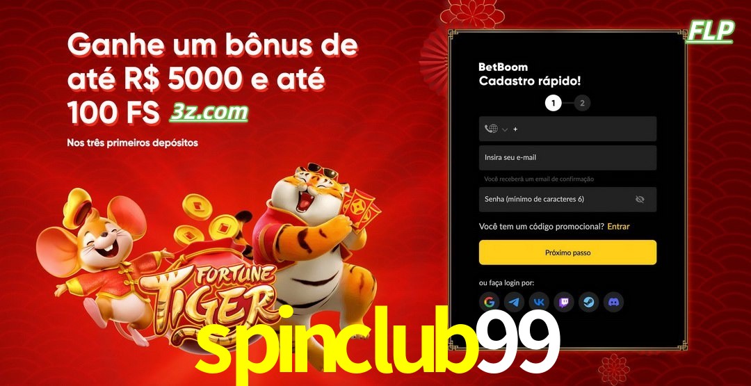 spinclub99 cassino Brasil bônus de boas-vindas até R$5000 e 100 free spins