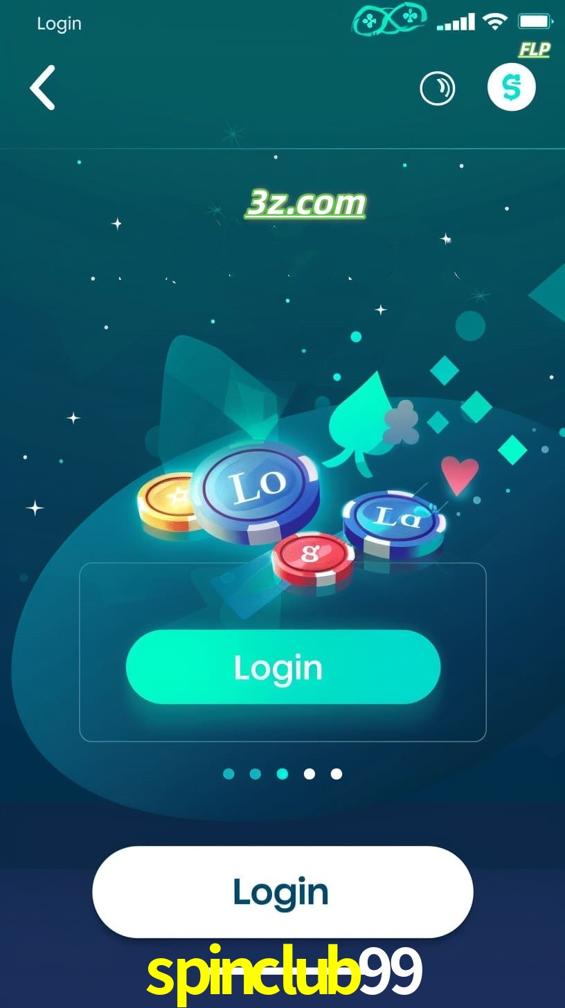 Login no aplicativo de cassino online spinclub99 Brasil com bônus de boas-vindas