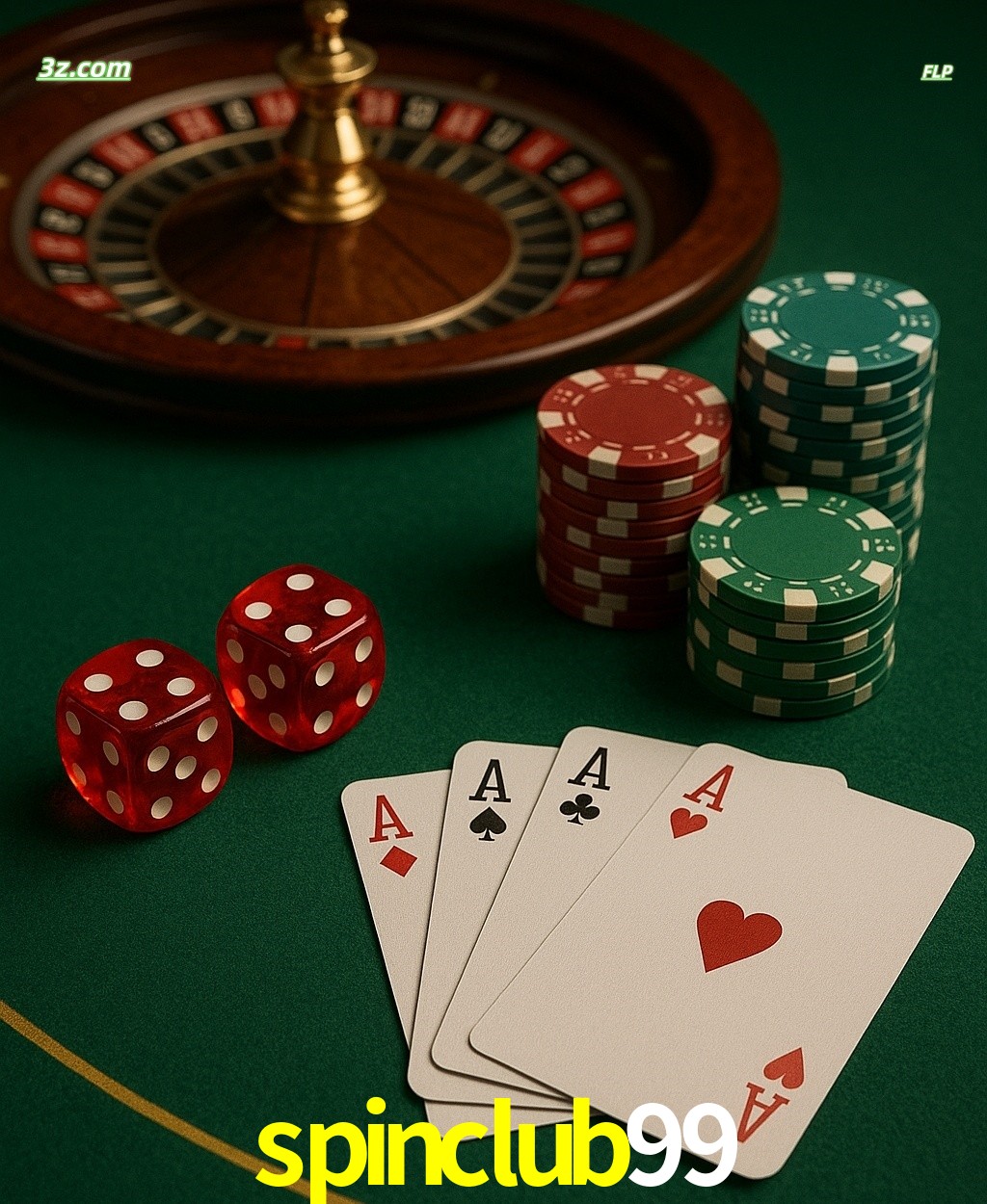 Cassino online spinclub99 com jogos de mesa: roleta, dados, pôquer e fichas